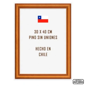 Marco 30x40 cm Oregón Decorativo 28 mm – Estructura